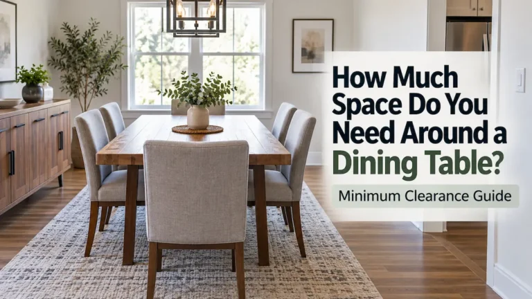 How Much Space Do You Need Around a Dining TableHow Much Space Do You Need Around a Dining Table