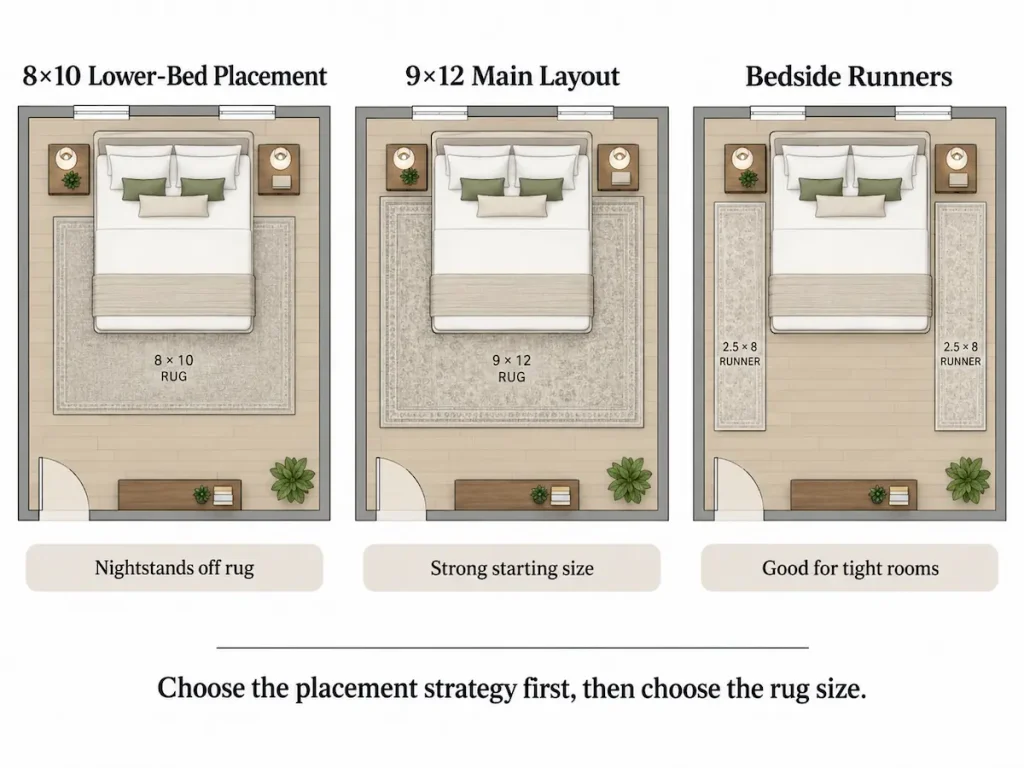 What Size Rug Goes Under a King Bed