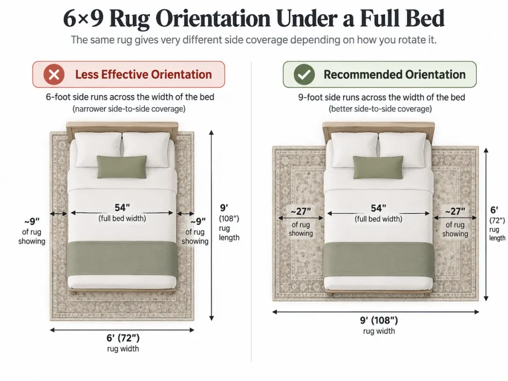 What Size Rug Goes Under a Full Bed